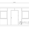 Bürocontainer-Villex-Medium-Cube-Blanc-1.0-9 Villex Medium Cube Blanc 1.0