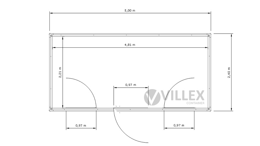 Villex Medium Cube Nero 1.0