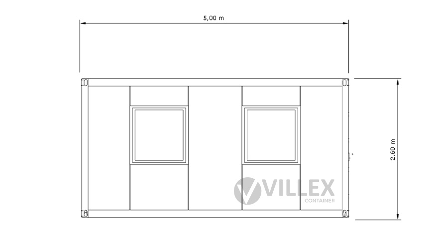 Villex Medium Cube Nero 1.1