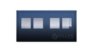 Villex Medium Cube Short Doppio Nero 1.0