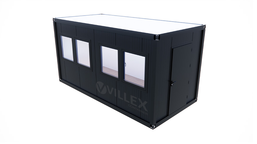Villex Medium Cube Short Doppio Nero 1.0