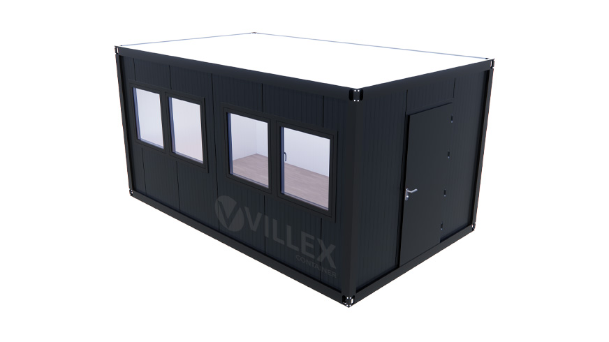 Villex Medium Cube Short Doppio Nero 2.0