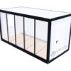 Bürocontainer Villex Medium Glas Cube Blanc 1.0