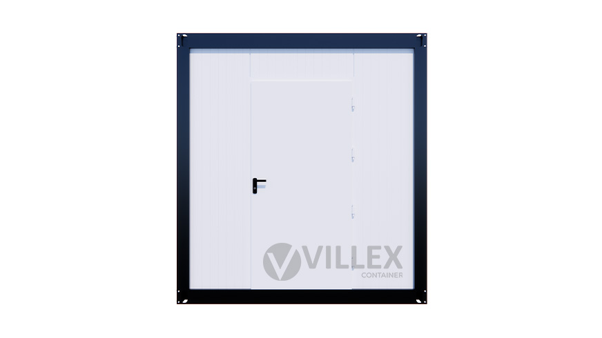 Bürocontainer Villex Medium Glas Cube Blanc 1.0