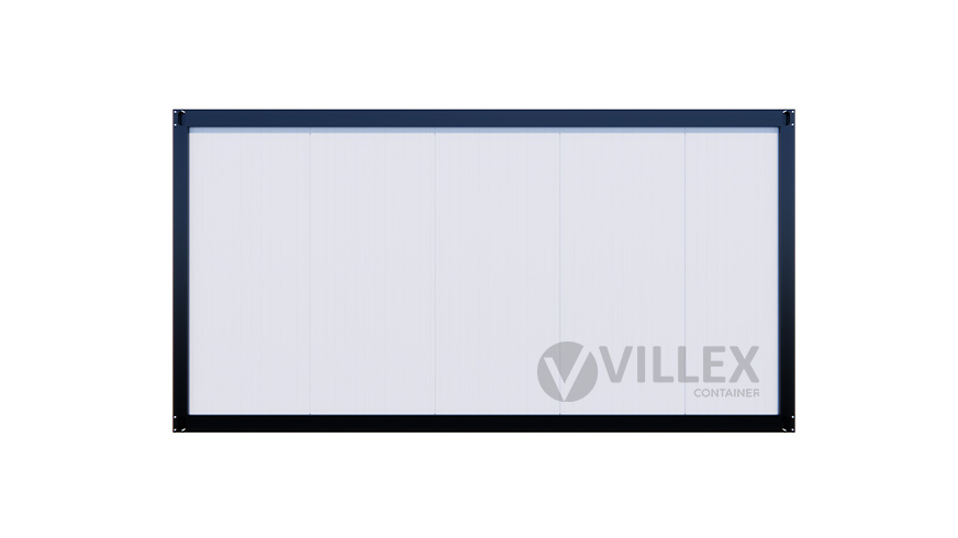 Bürocontainer Villex Medium Glas Cube Blanc 1.0