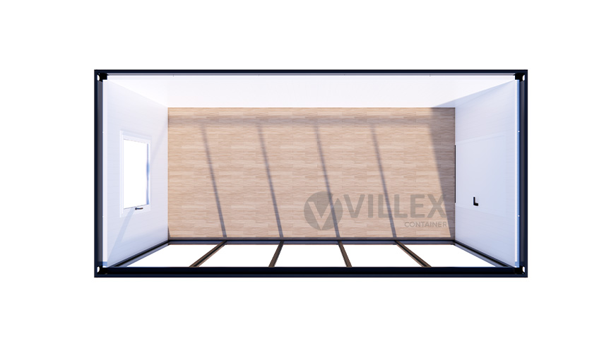 Bürocontainer Villex Medium Glas Cube Blanc 1.0