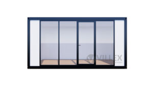 Bürocontainer Villex Medium Glas Cube Blanc 2.0