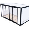Bürocontainer Villex Medium Glas Cube Blanc 2.0