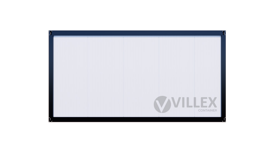 Bürocontainer Villex Medium Glas Cube Blanc 2.0