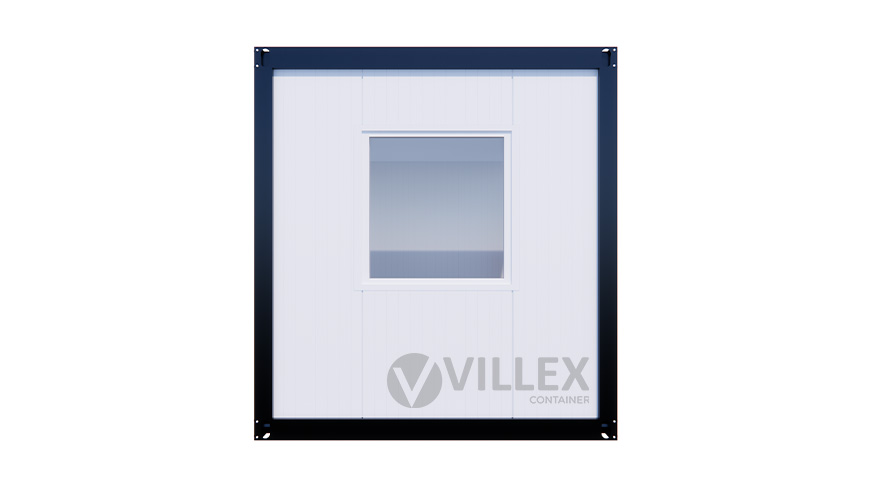 Bürocontainer Villex Medium Glas Cube Blanc 2.0