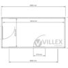 Bürocontainer Villex Medium Glas Cube Blanc 2.0