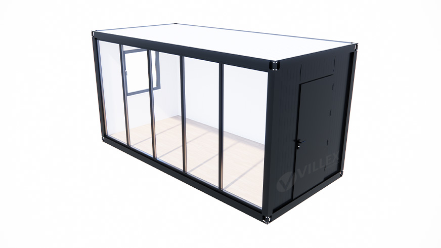 Villex Medium Glas Cube Nero 1.0