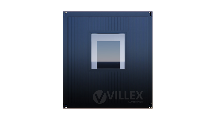 Villex Medium Glas Cube Nero 1.0