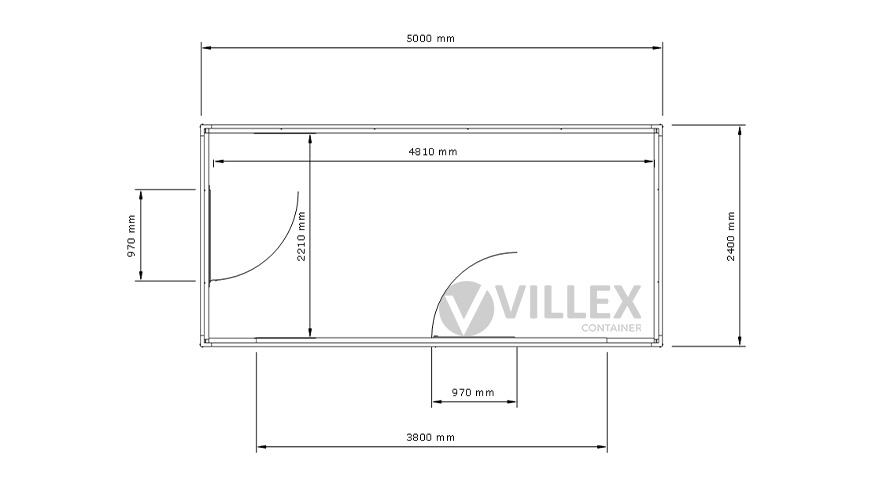 Villex Medium Glas Cube Nero 2.0