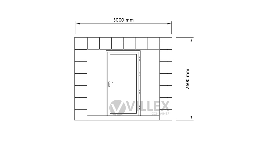 Villex Mikro Block-Line Black 1.0