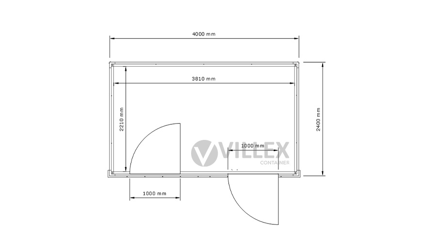 Villex Mini Block-Line Black 1.0