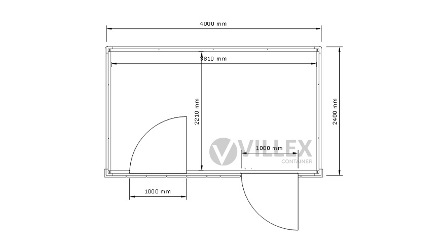Villex Mini Block-Line Grey 1.0