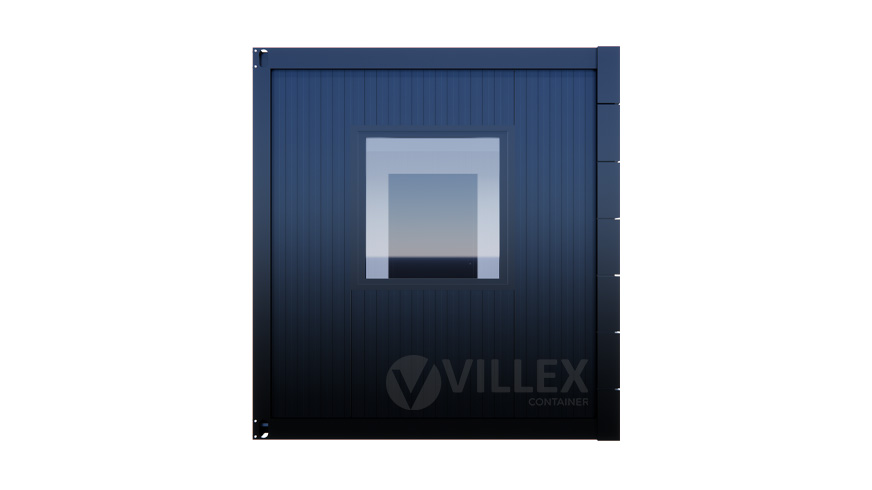 Bürocontainer-Villex-Mini-Glas-Block-Line-Black-1.0-4 Villex Mini Glas & Block-Line Black 1.0
