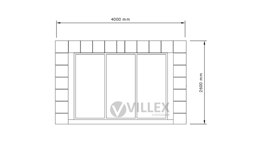 Villex Mini Glas & Block-Line Black 2.0