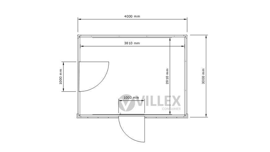 Villex Mini Glas & Block-Line Black 4.0