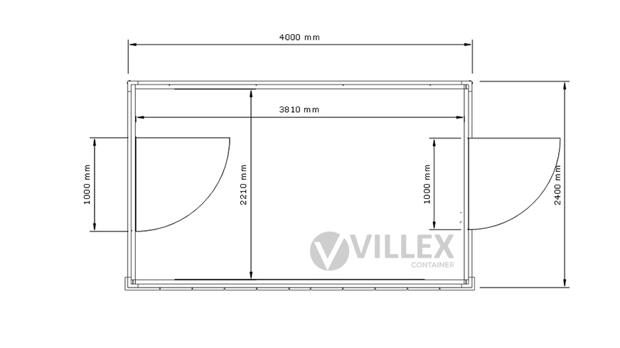 Bürocontainer-Villex-Mini-Glas-Block-Line-Grey-1.0-8 Villex Mini Glas & Block-Line Grey 1.0