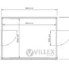Villex Mini Glas & Block-Line Grey 2.0