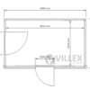 Villex Mini Glas & Block-Line Grey 3.0