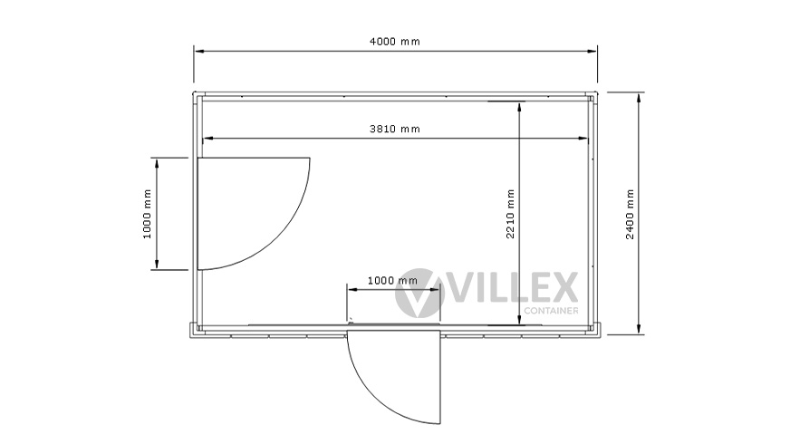 Villex Mini Glas & Block-Line Grey 3.0