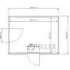 Villex Mini Glas & Block-Line Grey 4.0