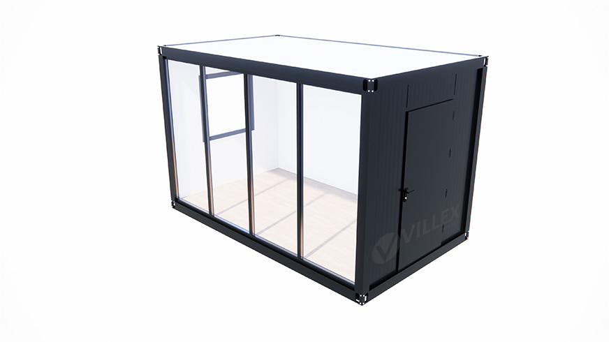 Villex Mini Glas Cube Nero 1.0