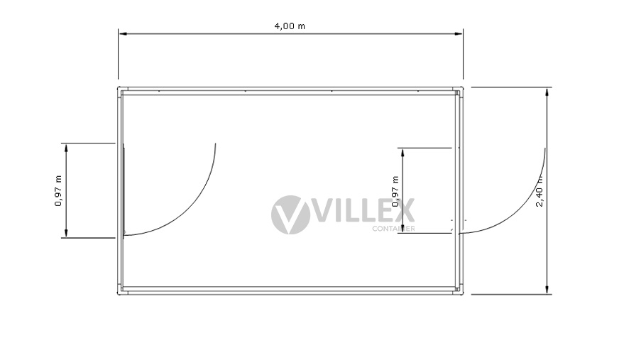 Villex Mini Glas Cube Nero 1.0