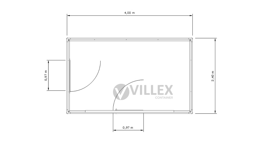 Villex Mini Glas Cube Nero 2.0