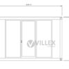 Villex Mini Glas Cube Nero 2.0