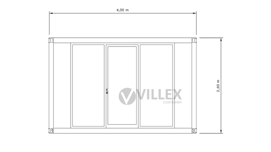 Villex Mini Glas Cube Nero 2.0