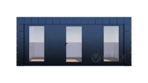 Bürocontainer Villex Big Cube Block Line Black 1.0
