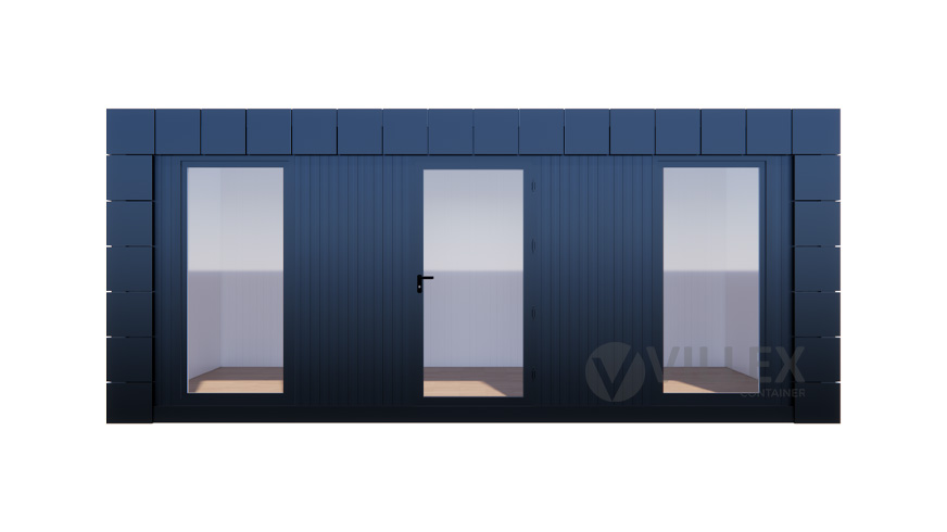 Bürocontainer Villex Big Cube Block Line Black 1.0