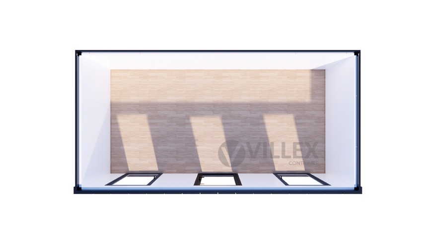 Bürocontainer Villex Big Cube Block Line Black 1.0