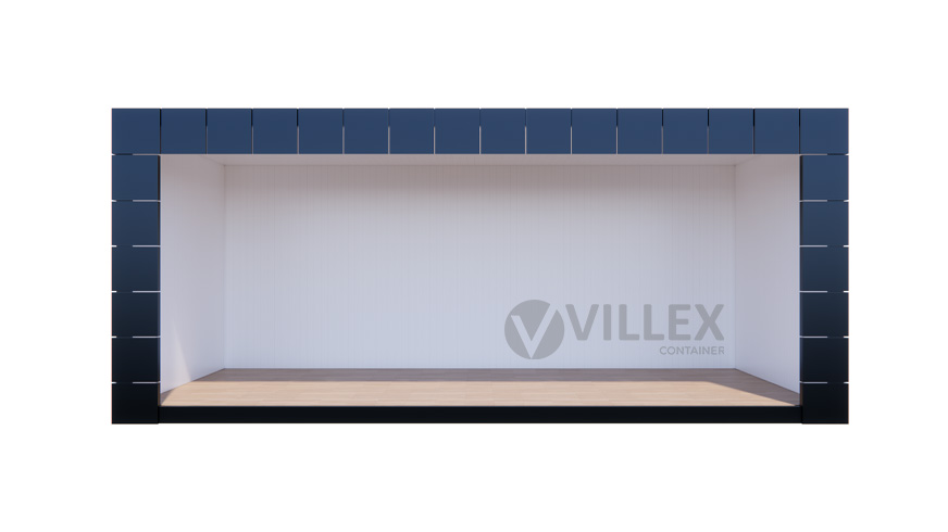 Bürocontainer Villex Big Cube Block Line Black 1.0