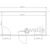 Bürocontainer Villex Big Cube Block Line Black 1.0