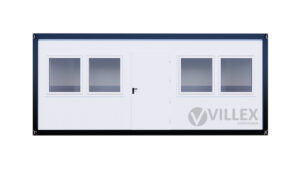 Bürocontainer Villex Big Cube Long Doppio Blanc 1.0