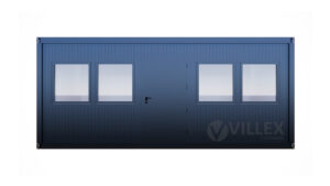 BürocontainerVillex Big Cube Long Doppio Nero 1.0