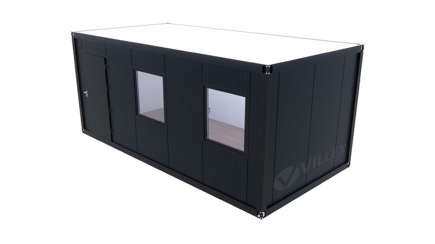Bürocontainer Villex Big Cube Nero 3.0