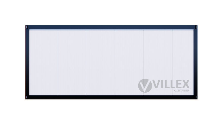 Bürocontainer Villex Big Cube Short Doppio Blanc 1.0
