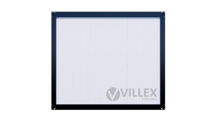 Bürocontainer Villex Big Cube Short Doppio Blanc 1.0