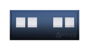 Bürocontainer Villex Big Cube Short Doppio Nero 1.0