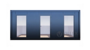 Bürocontainer Villex Big Cube Vertikal Nero 1.0