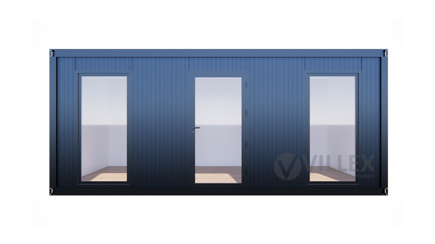 Bürocontainer Villex Big Cube Vertikal Nero 1.0