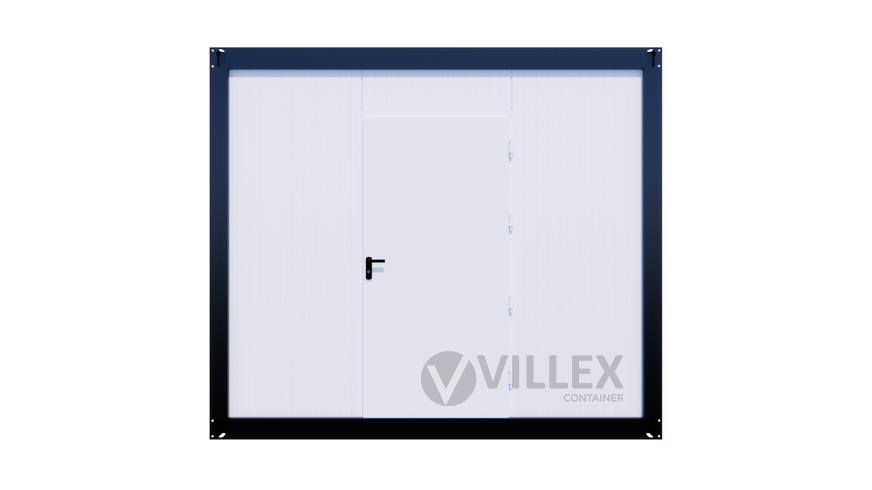 Bürocontainer Villex Big Glas Cube Blanc 1.0