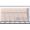 Bürocontainer Villex Big Glas Cube Blanc 1.0