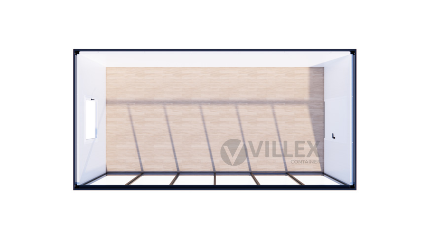 Bürocontainer Villex Big Glas Cube Blanc 1.0
